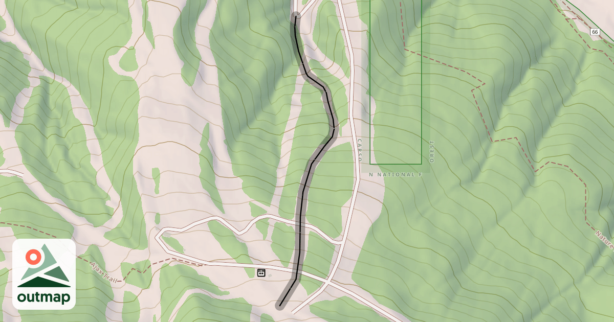 Map of Miners Alley