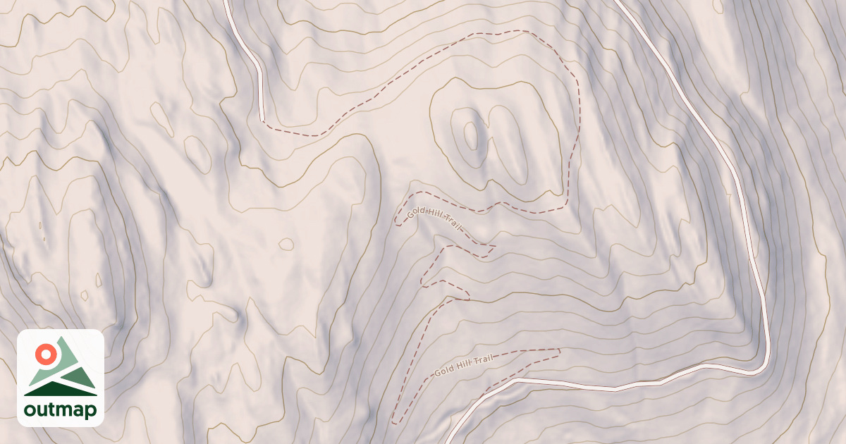 Map of Gold Hill