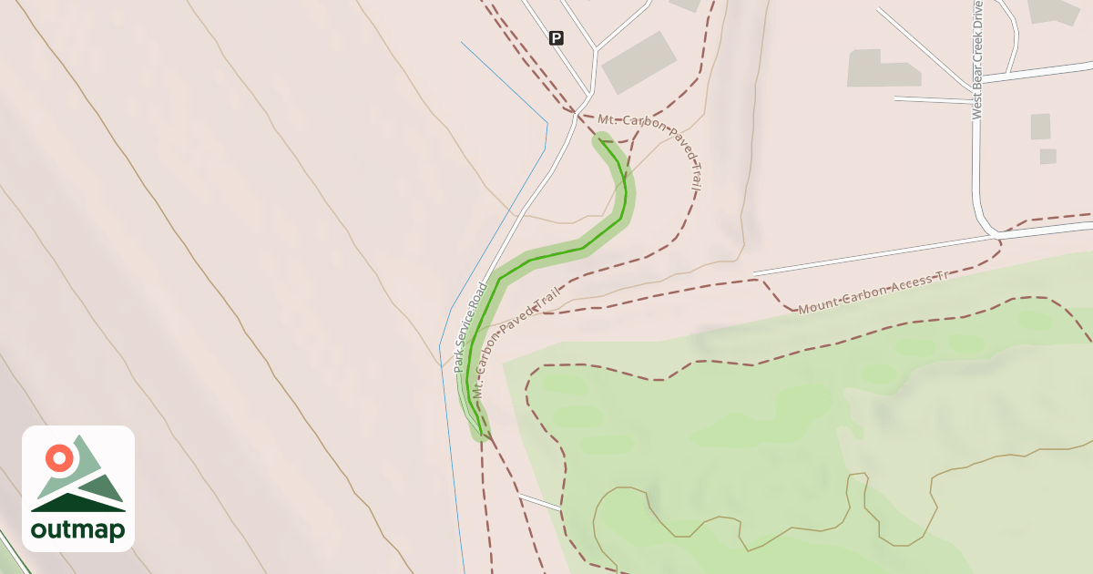 Map of Mt. Carbon Loop