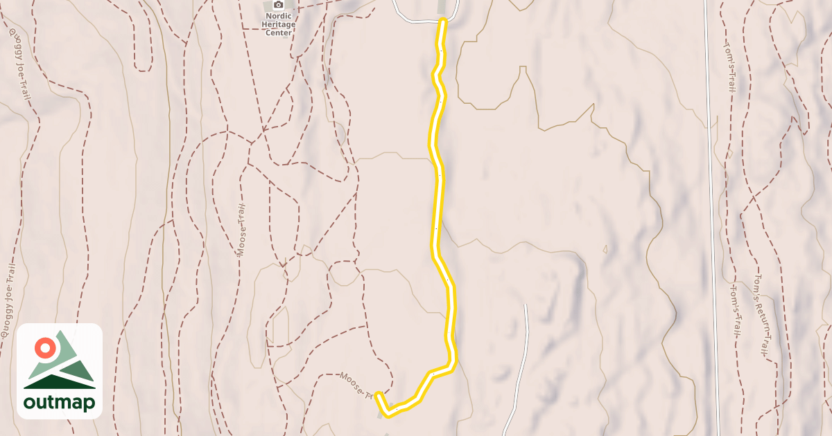 Map of Bootleg Trail