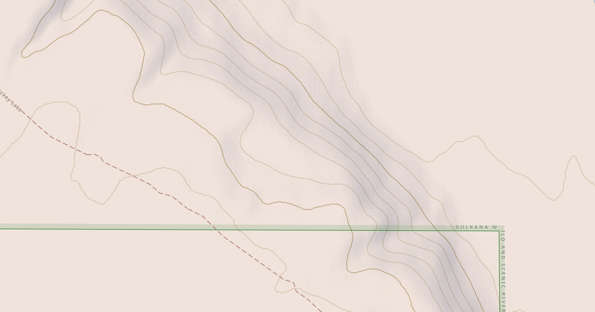 Map preview of Lower Dickey Lake