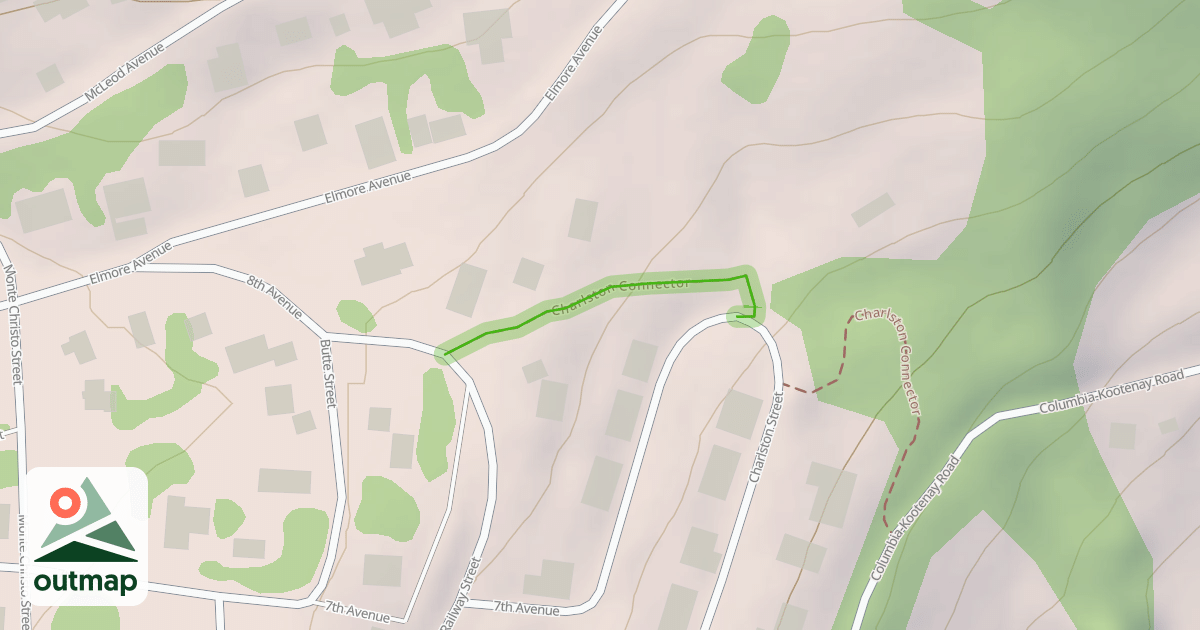 Map of Charlston Connector