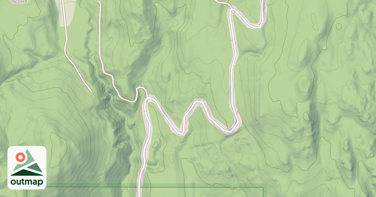 Map of CLIFF RIDGE