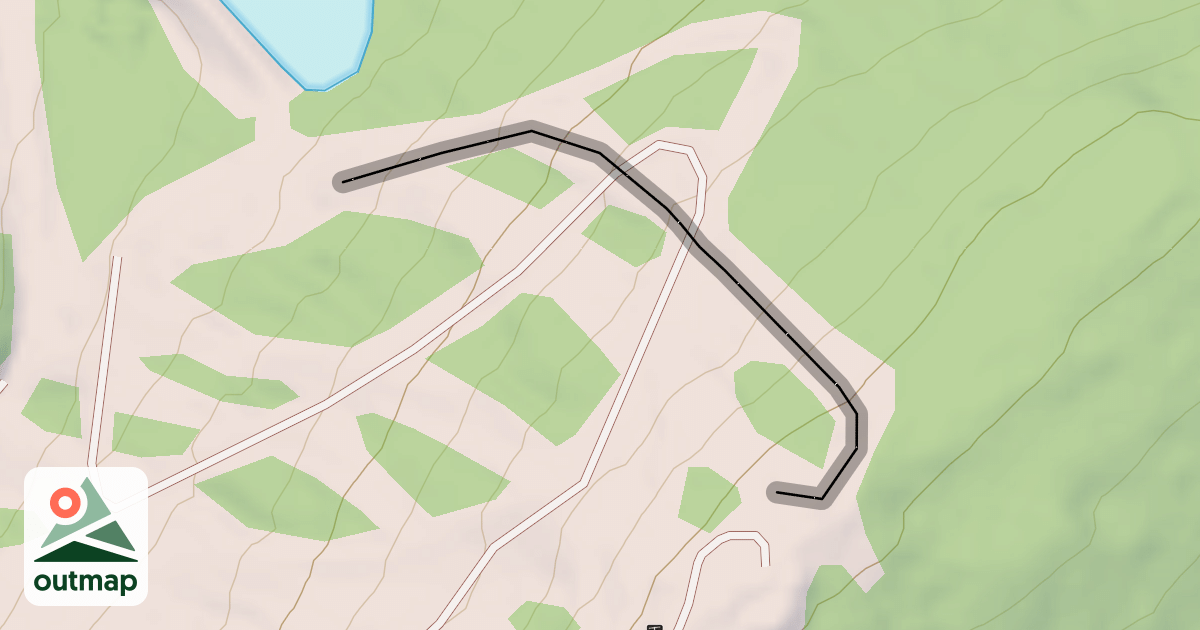 Map of Chris's Couloir