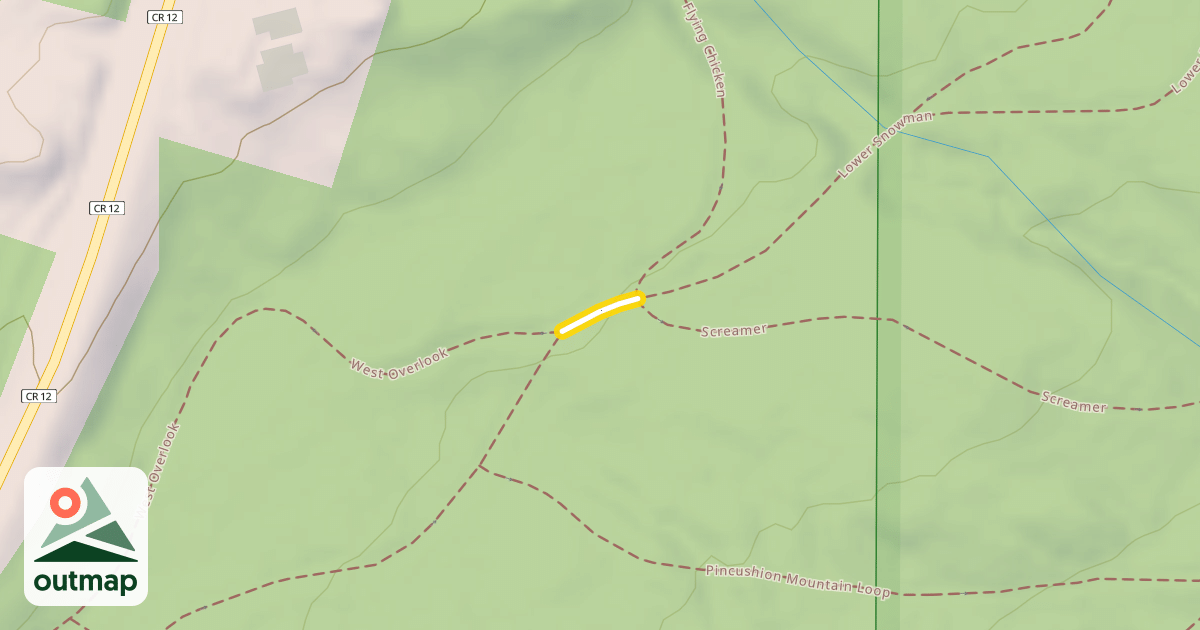 Map of West Overlook