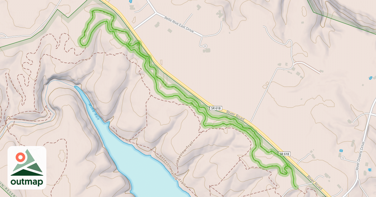 Map of Snuffleupagus Trail