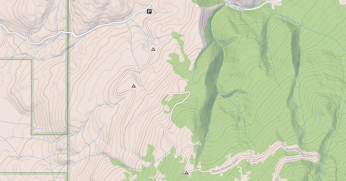 Map preview of BASALT MOUNTAIN