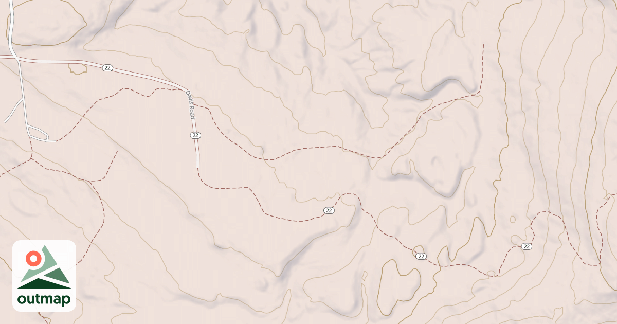 Map of USGS National Digital Trails ca618b00-7c1e-4edd-ae55-4bece1e6eecd