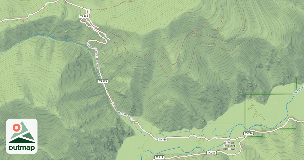 Map of MINTON PASS