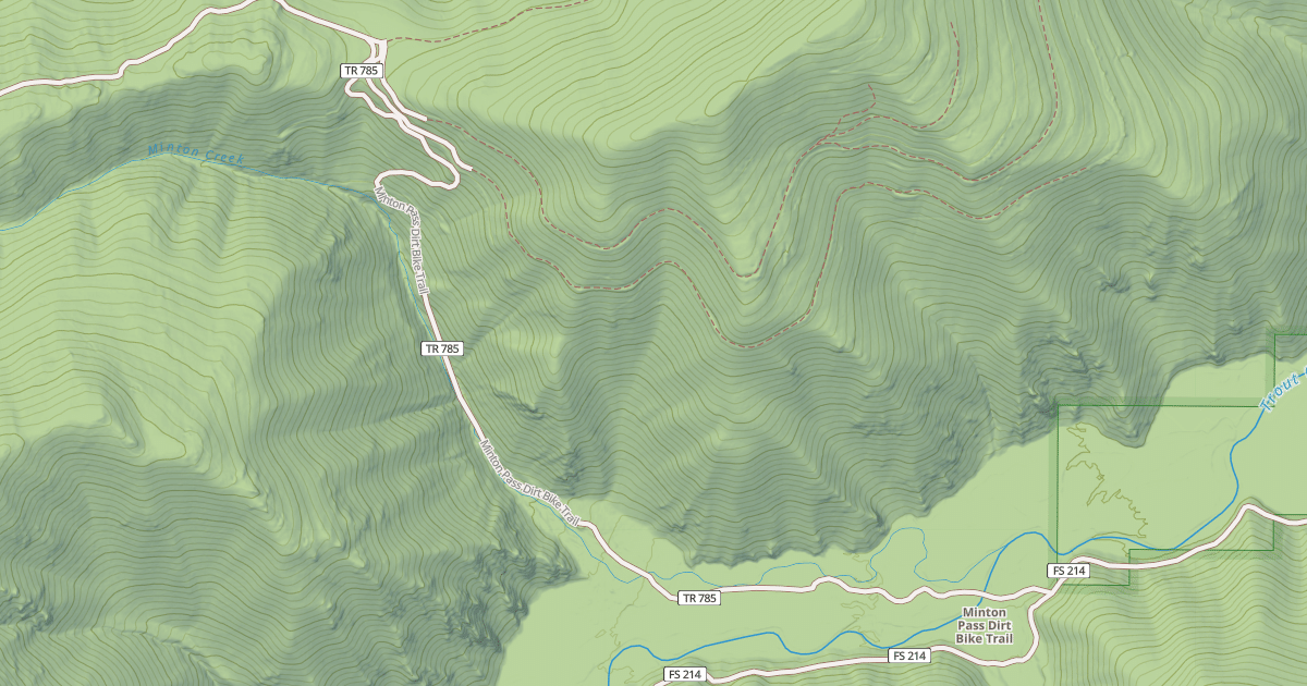 Map preview of MINTON PASS