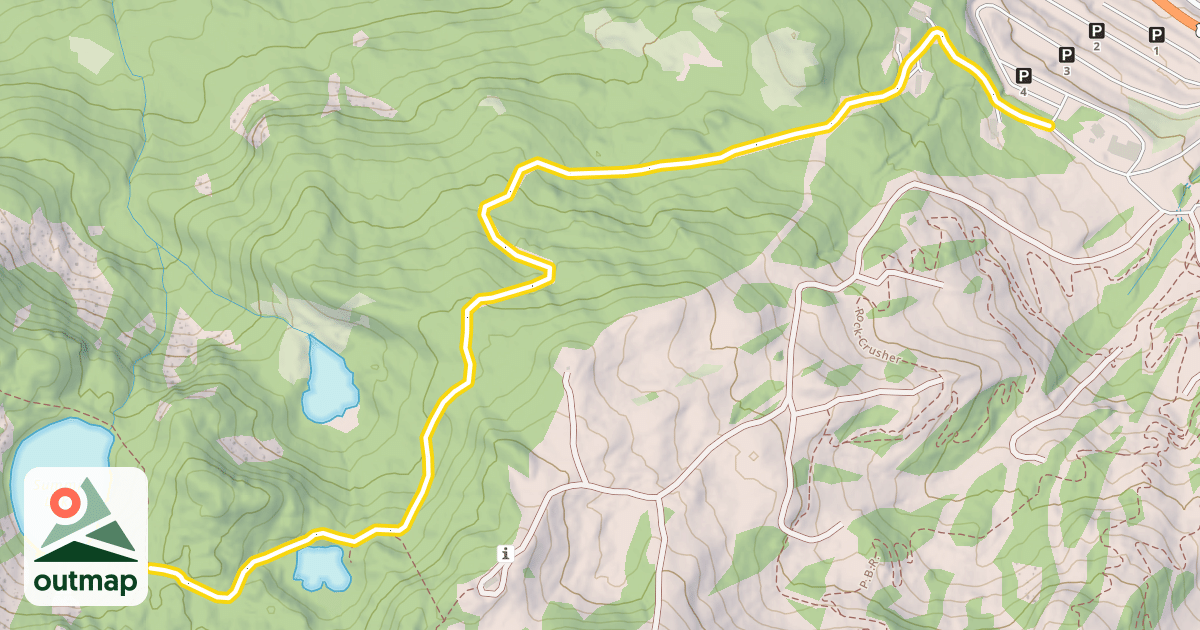 Map of Grace Lakes Cat Track