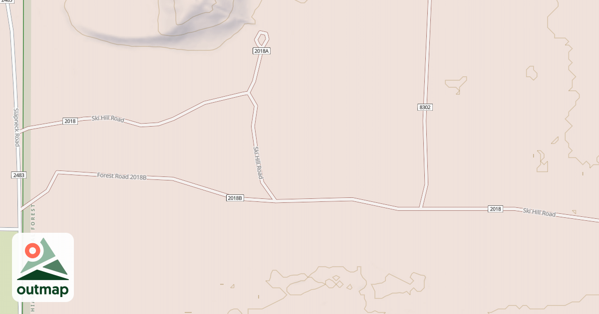 Map of SKI HILL