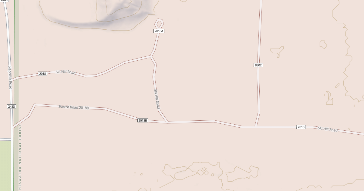 Map preview of SKI HILL
