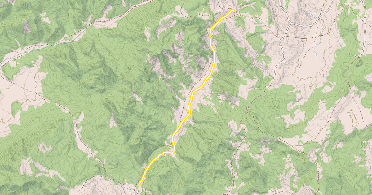 Map preview of Maverick Creek Snowmobile Trail
