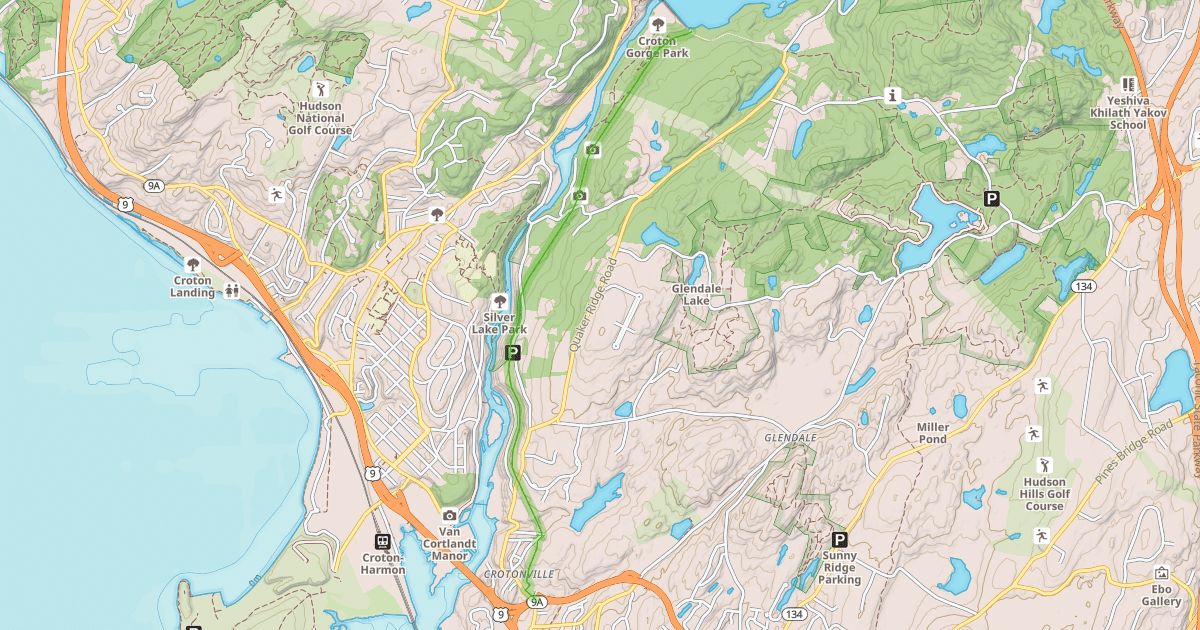 Map preview of Old Croton Aqueduct Trail