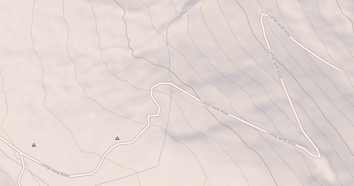 Map preview of CLIMAX MINE ROAD