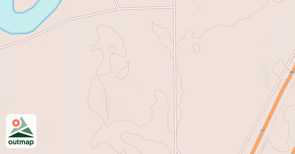 Map of General C.C. Andrews State Forest Trails