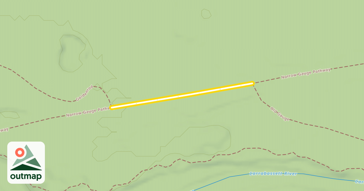 Map of Narrow Gauge Pathway