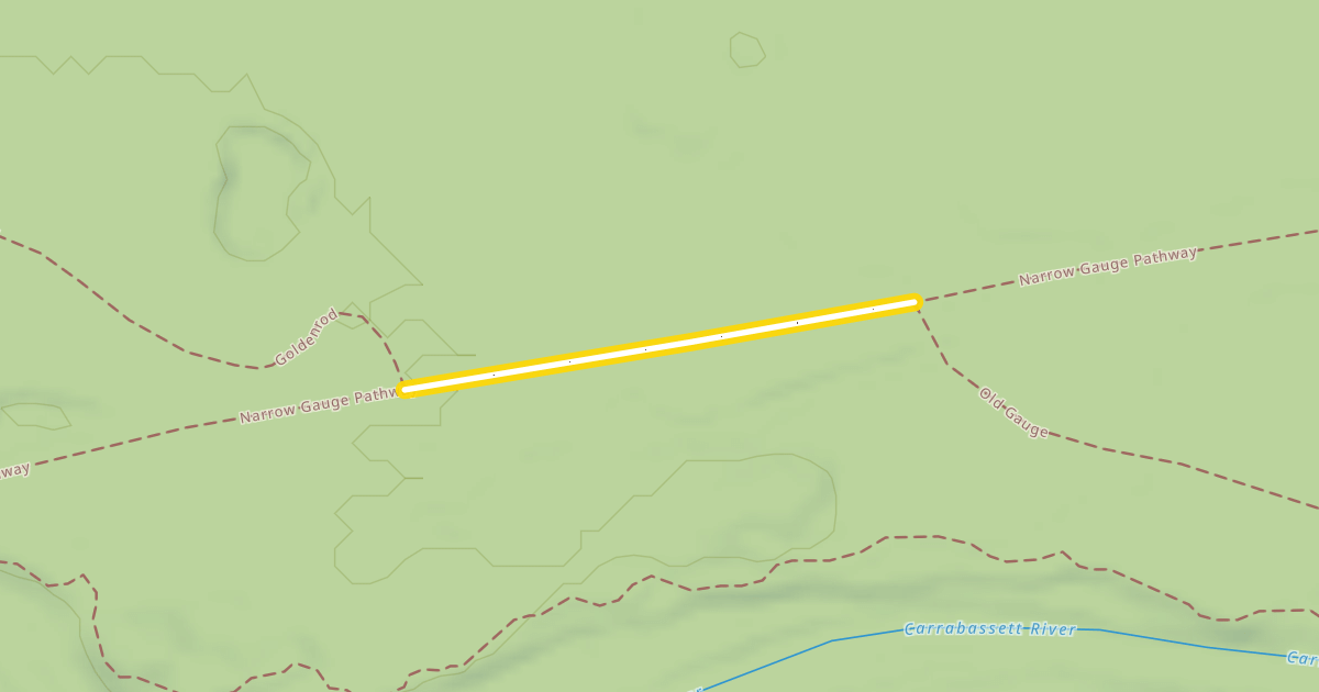 Map preview of Narrow Gauge Pathway