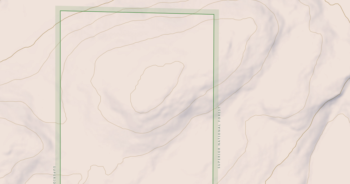 Map preview of HARRIET LAKE SPUR JAA