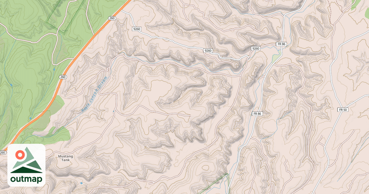 Map of USFS National Forest System Roads {0A64E85E-0CD8-4A2C-9633-7D02937B2DC8}