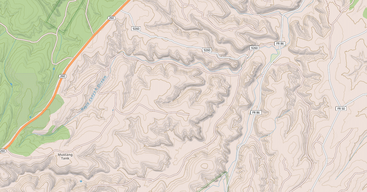 Map preview of USFS National Forest System Roads {0A64E85E-0CD8-4A2C-9633-7D02937B2DC8}