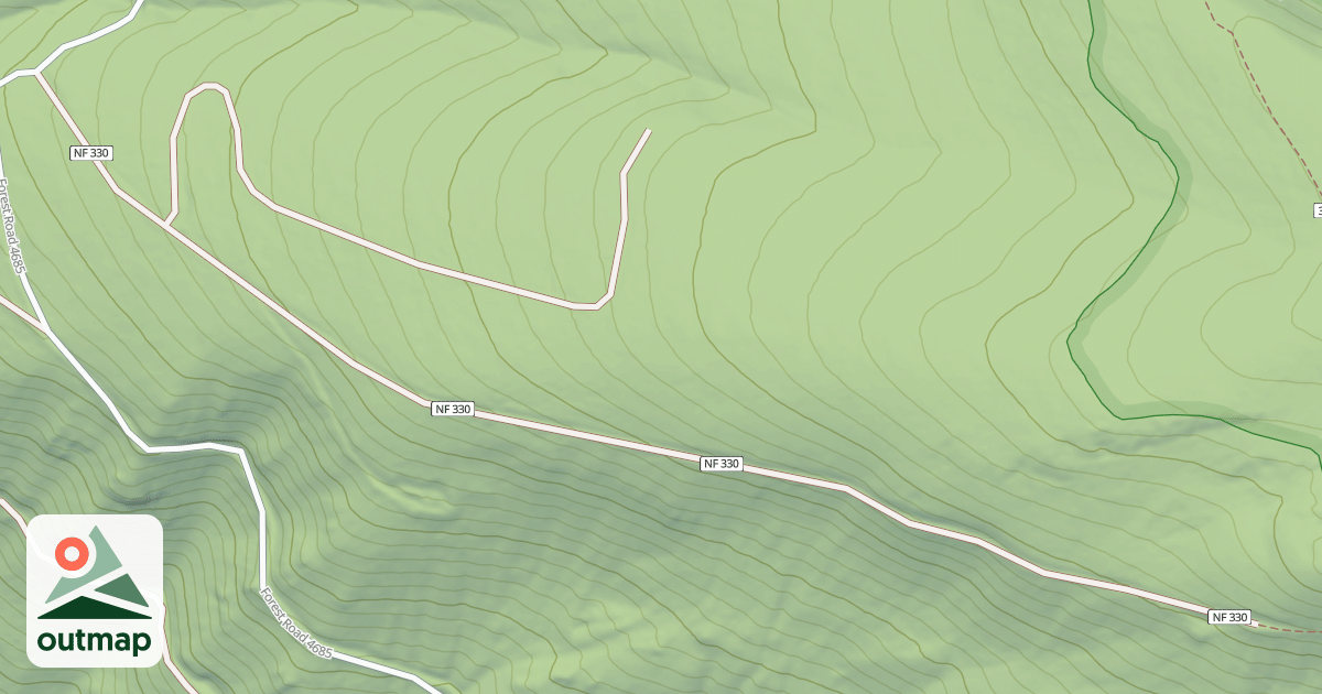 Map of USFS National Forest System Roads {BF8067BC-0D78-4220-A942-B3E14305B49D}