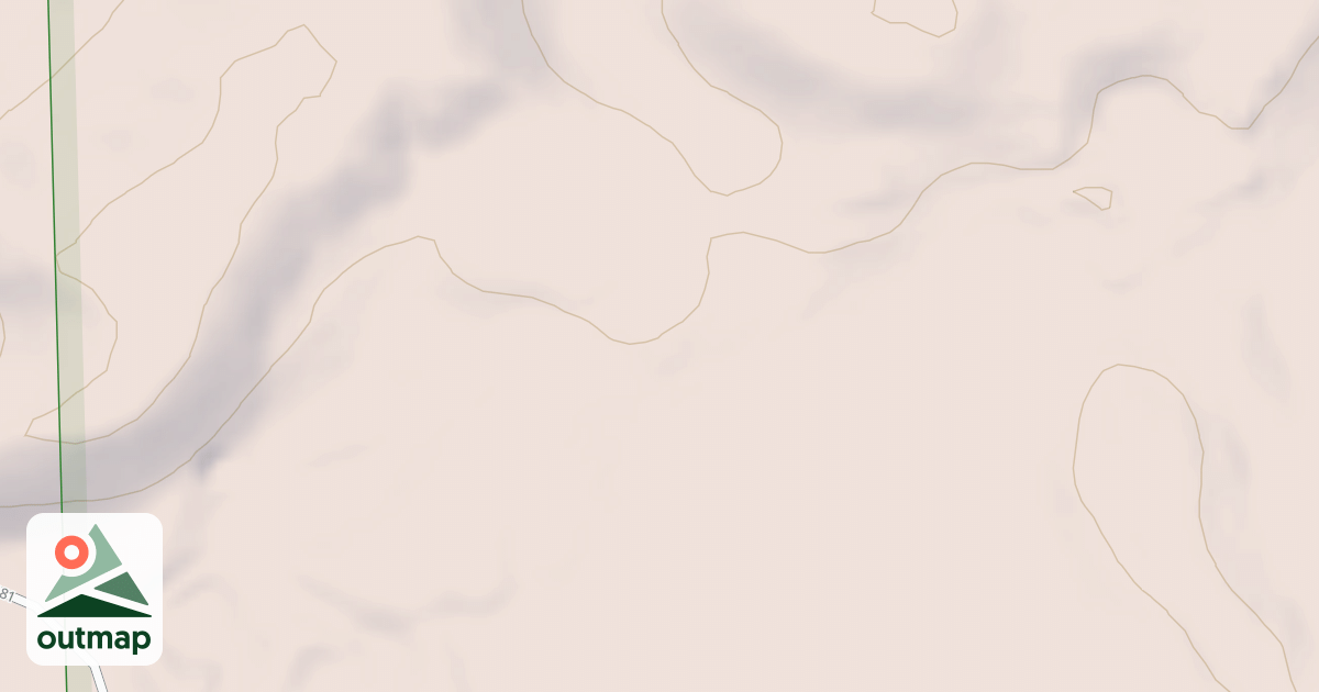 Map of DICK SPUR 2674