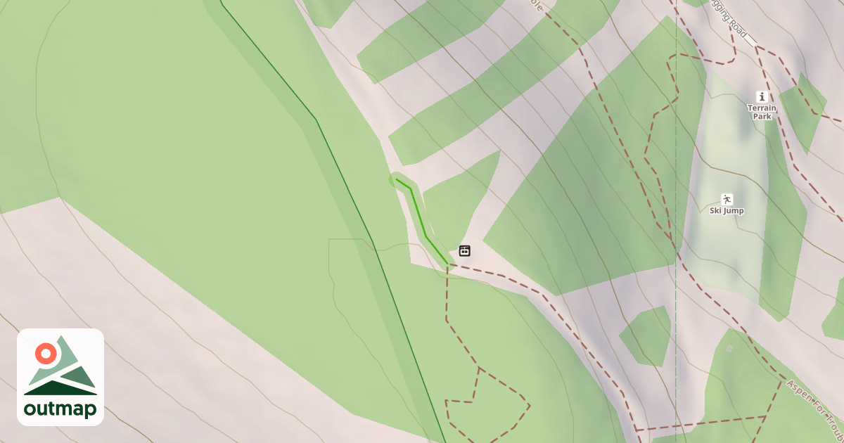 Map of Rim Run