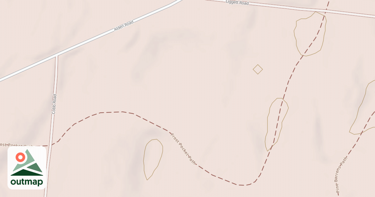 Map of Frost Pocket Path