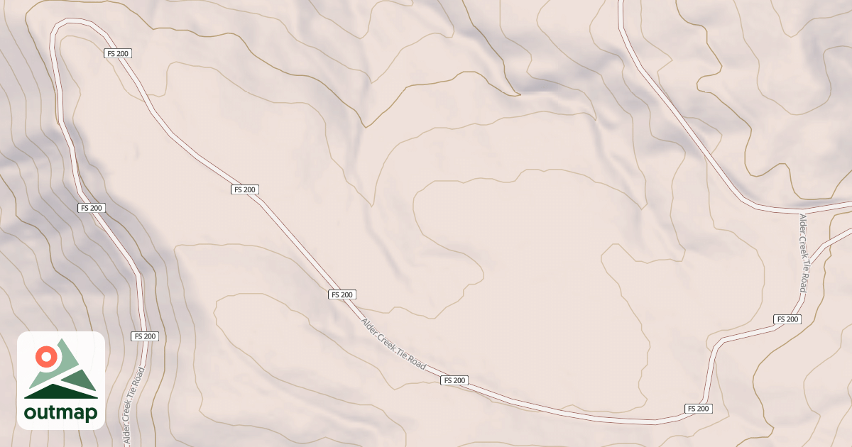 Map of ALDER CREEK TIE