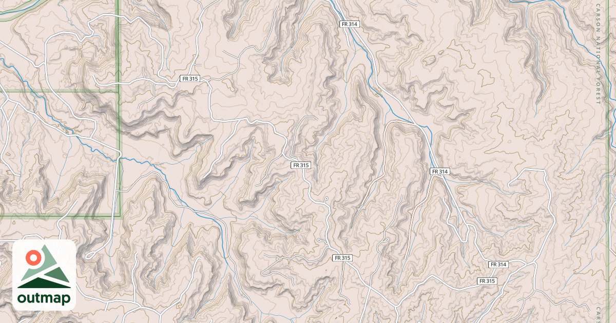 Map of CIRUELAS MESA