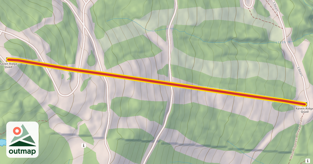 Map of Raven Ridge Quad