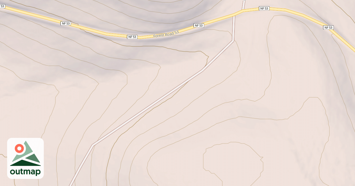 Map of USFS National Forest System Roads {03752085-6A35-457A-BE00-D414D0C54B7F}