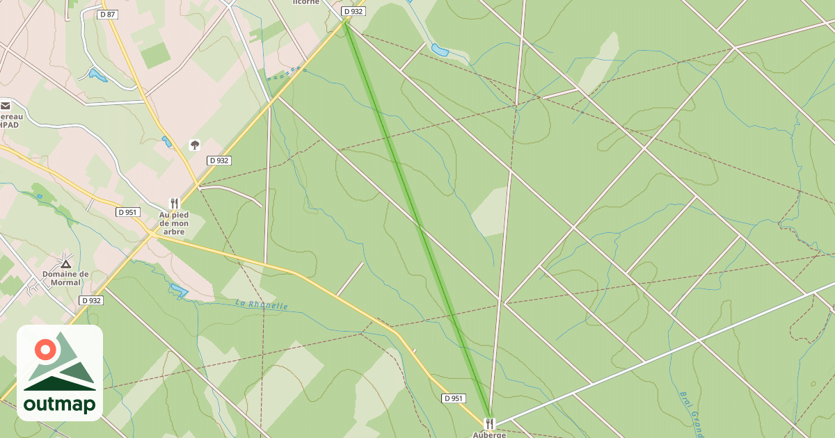 Map of Sentier du Sarloton au Godelot