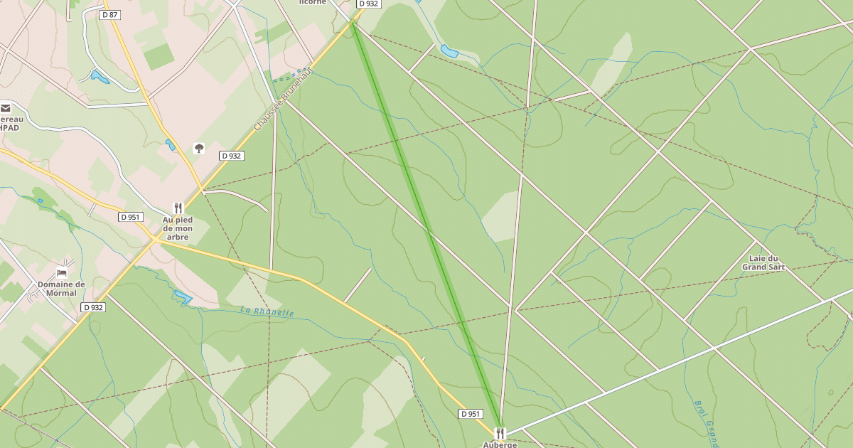 Map preview of Sentier du Sarloton au Godelot