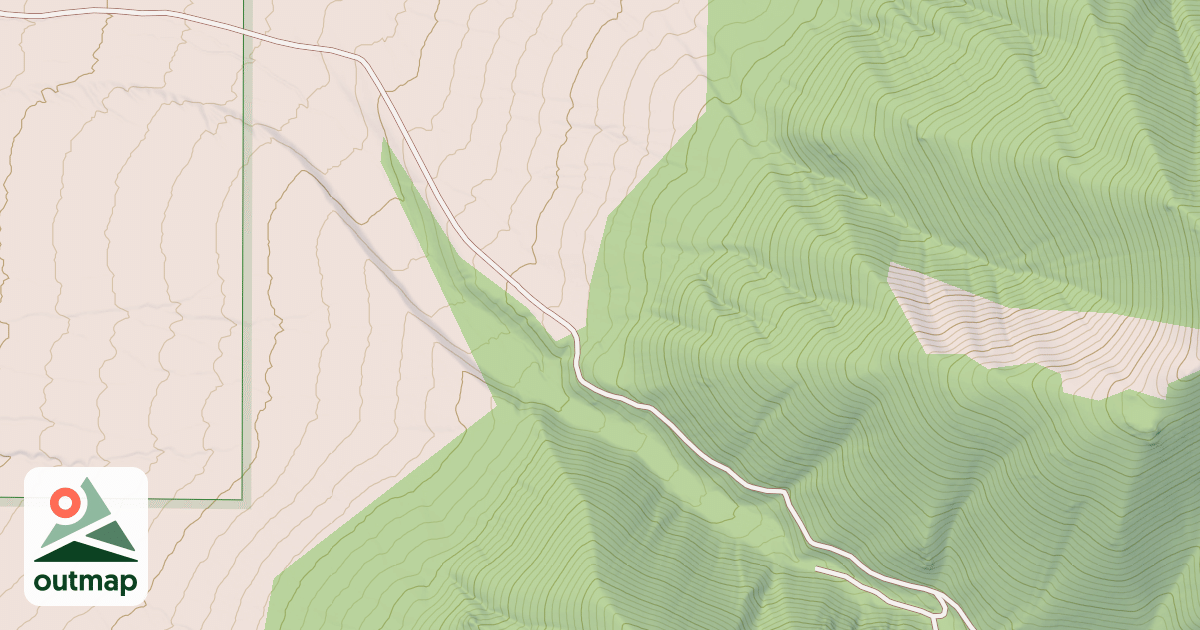 Map of REEDS CANYON