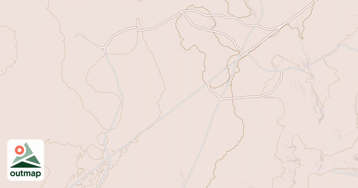 Map of Hackberry Trail System - Inner Loop Trail
