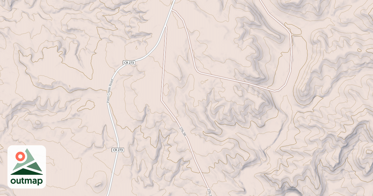 Map of East Pass