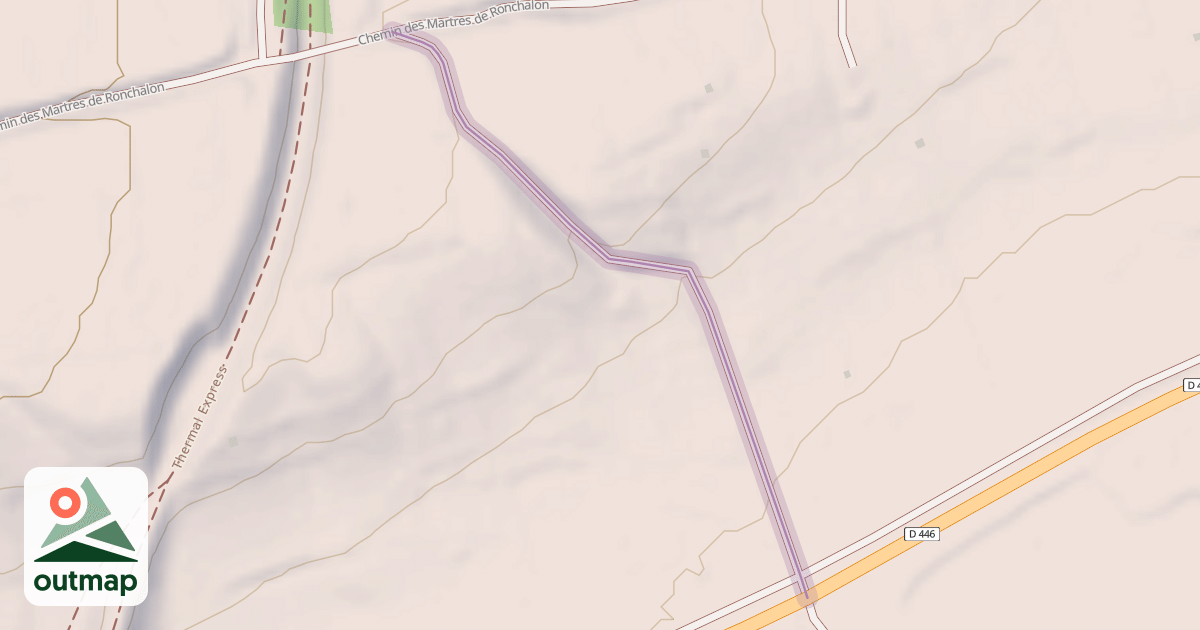 Map of Chemin de la Cote Rambaud
