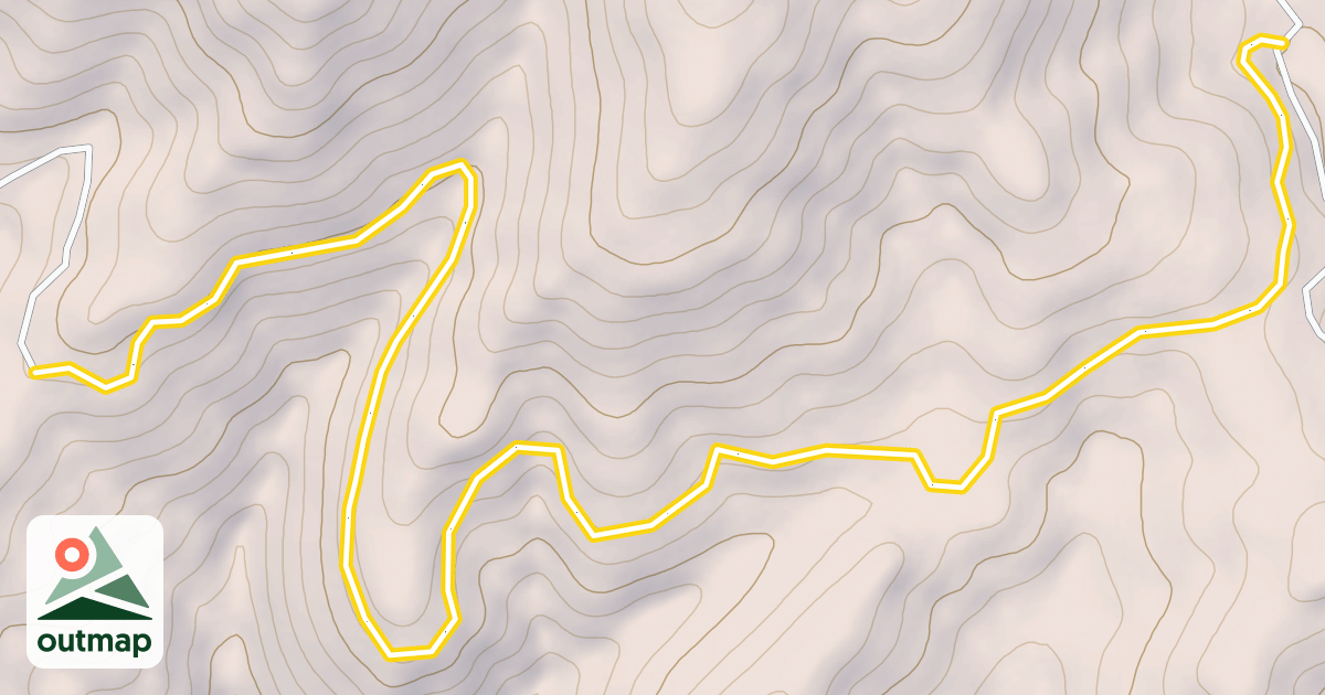 Map of Forest Service Development Road 3831