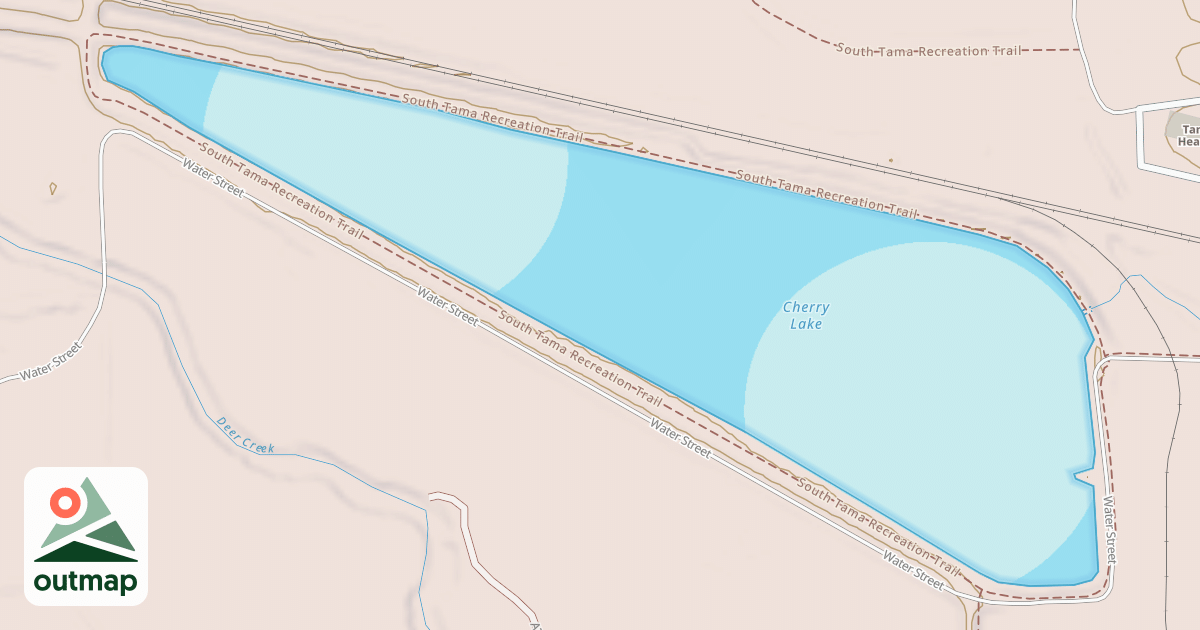 Map of Tama/Toledo Rec Trail