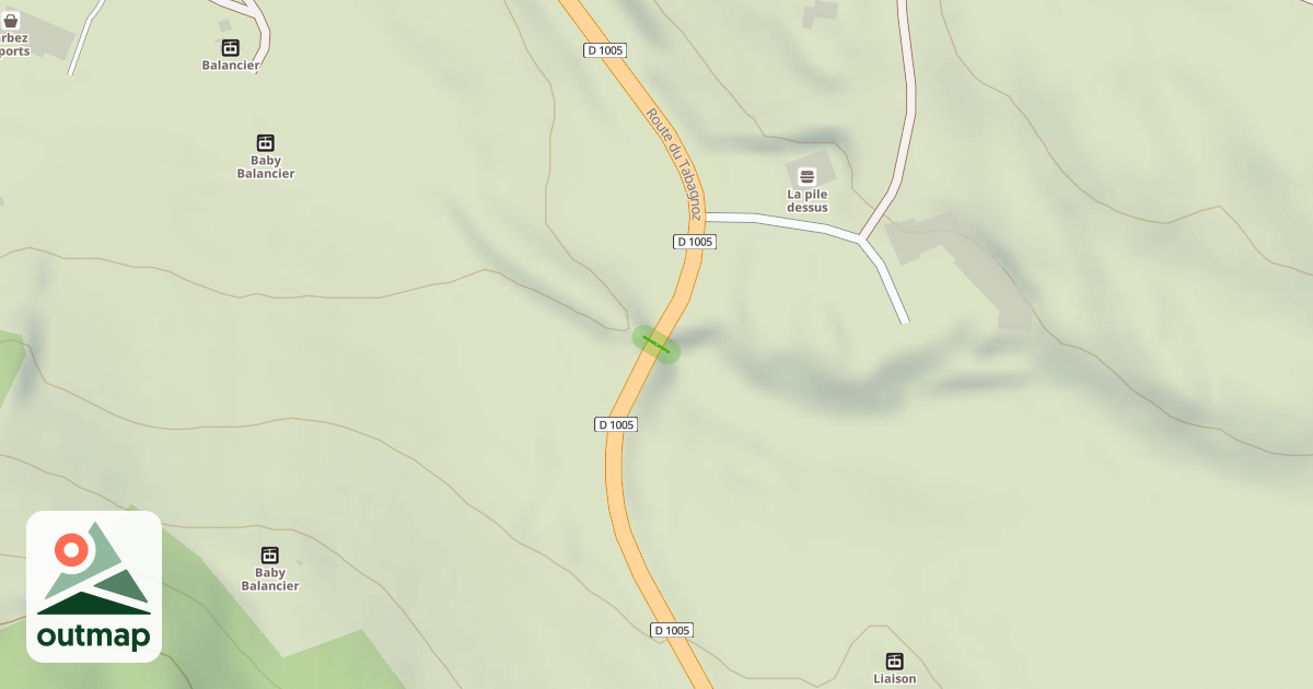 Map of Liaison Franco-Suisse