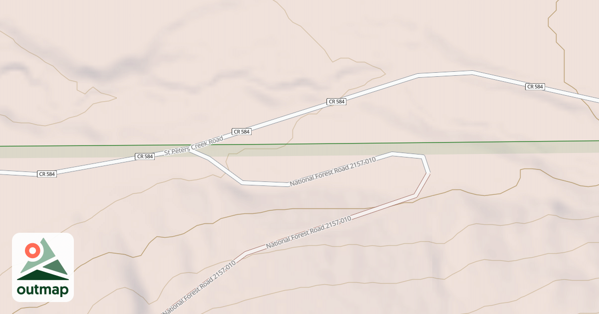 Map of SOUTH FORK LOOP