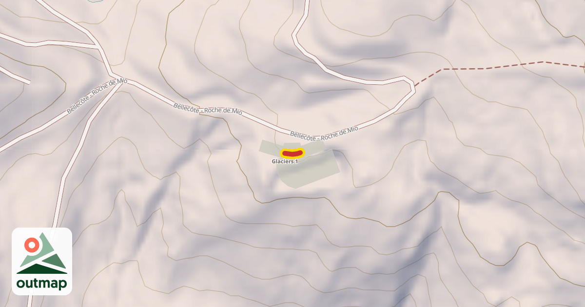 Map of Glaciers