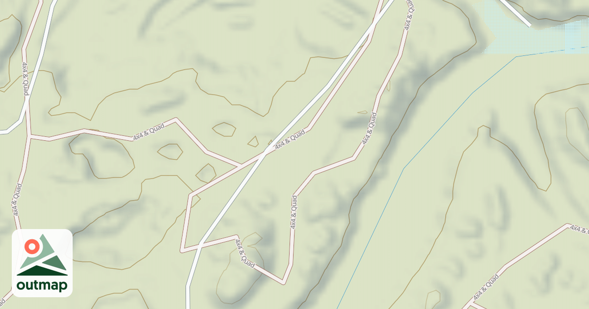 Map of Interlake State Recreation Area Trails
