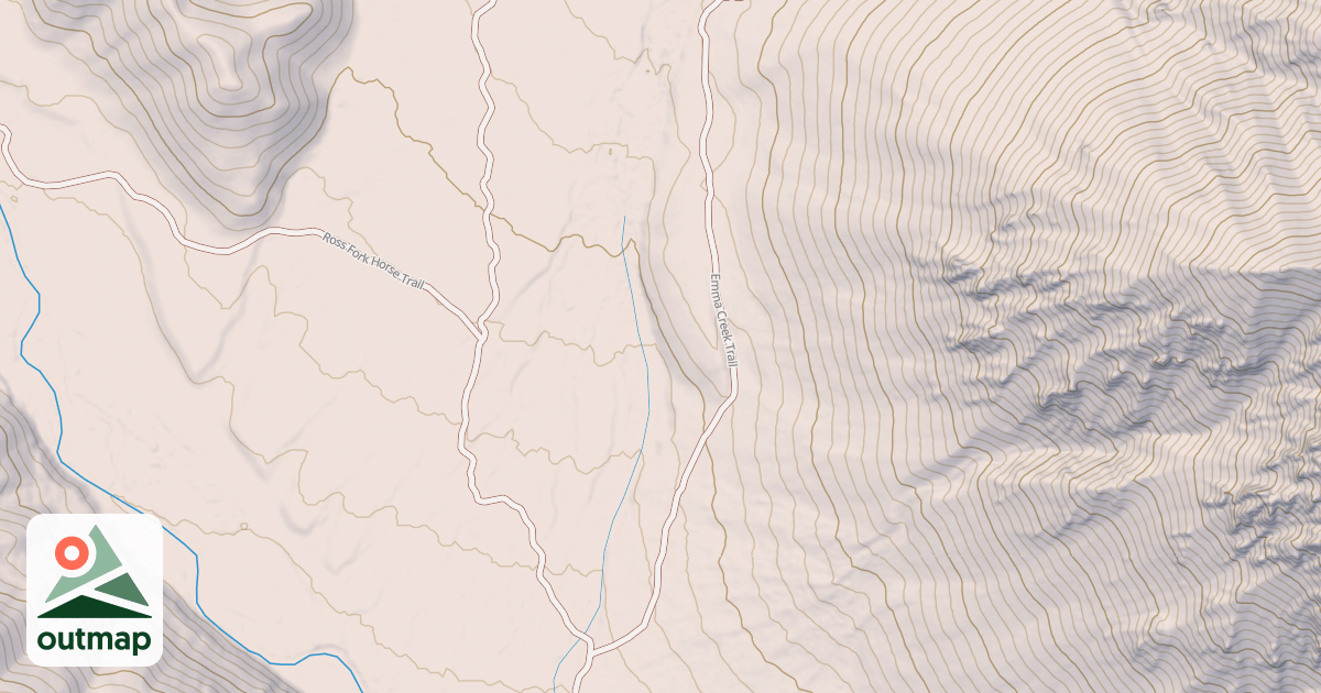 Map of EMMA CREEK