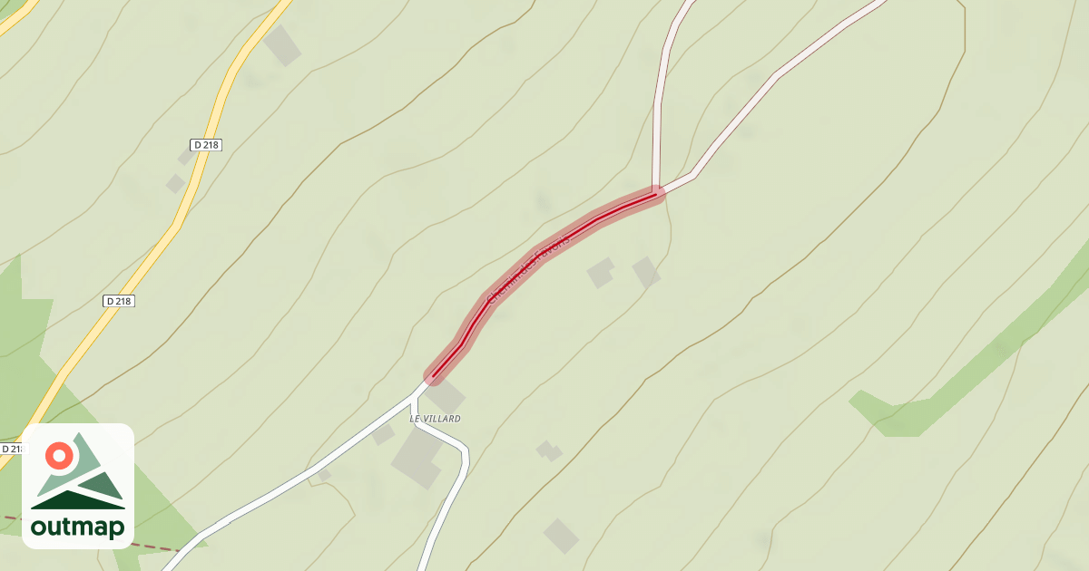 Map of Chemin des Favoris