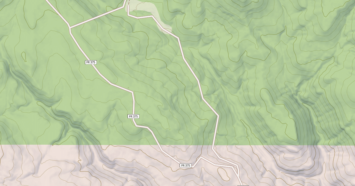 Map preview of USFS National Forest System Roads {288FCFB6-E99B-4D5C-B7B8-5AADC69874B9}