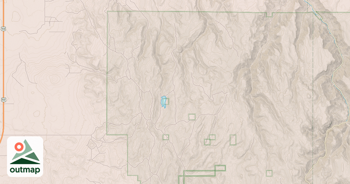 Map of N COTTONWOOD
